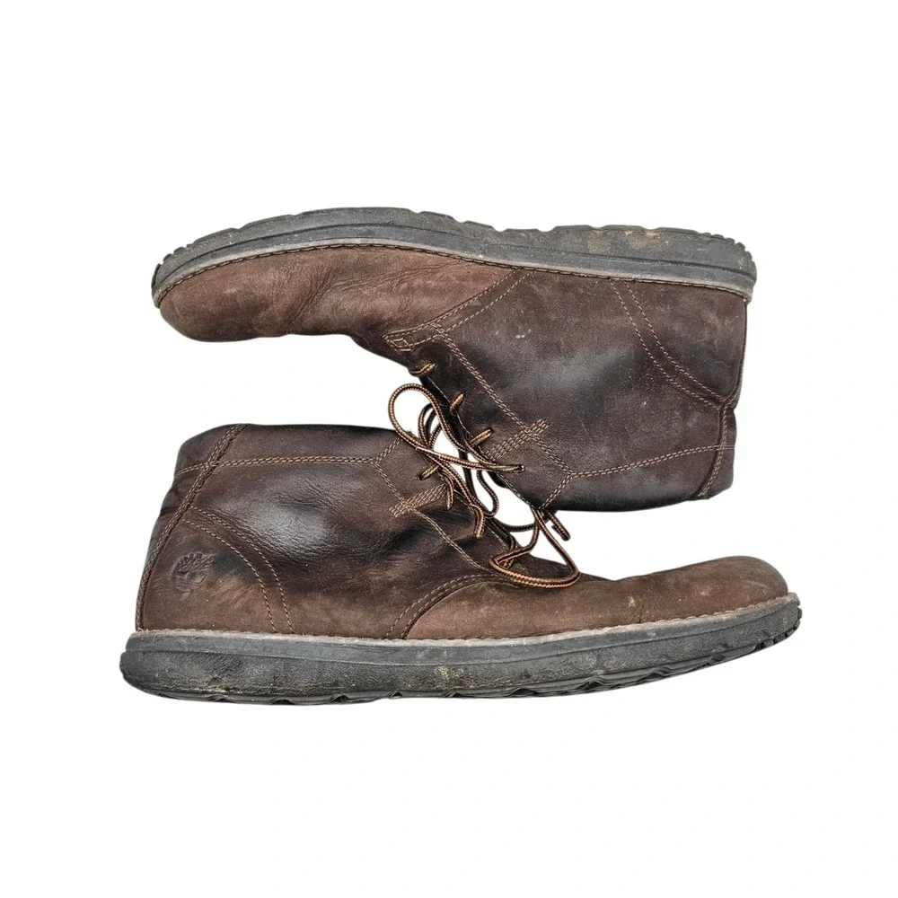 Timberland Men's Size 13 US Classic Sawyer Lane Brown Leather Chukka Boots Shoes